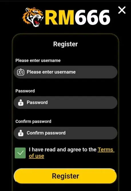 rm666 register